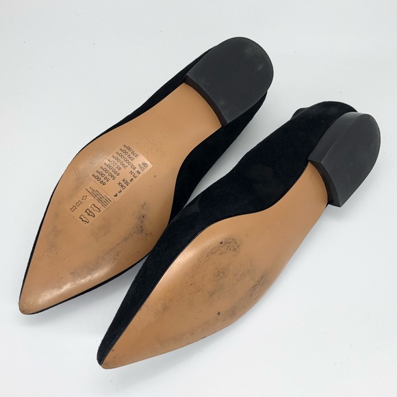 & Other Stories/NWOT Women’s Suede Very Low Heel Pointed Flats in Black 6.5 - Picture 10 of 10